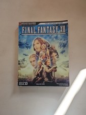 Final Fantasy XII 12 BradyGames Official Signature Series Guide PS2 w poster