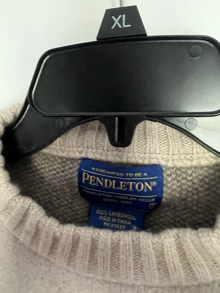 Vintage 70s PENDLETON Chief Joseph Harding Aztec Southwestern Sweater size Small - Image 3 of 4