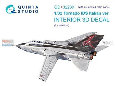 QTSQD32230R 1:32 Quinta Studio 3D Decal - Tornado IDS Italian Version + Resin