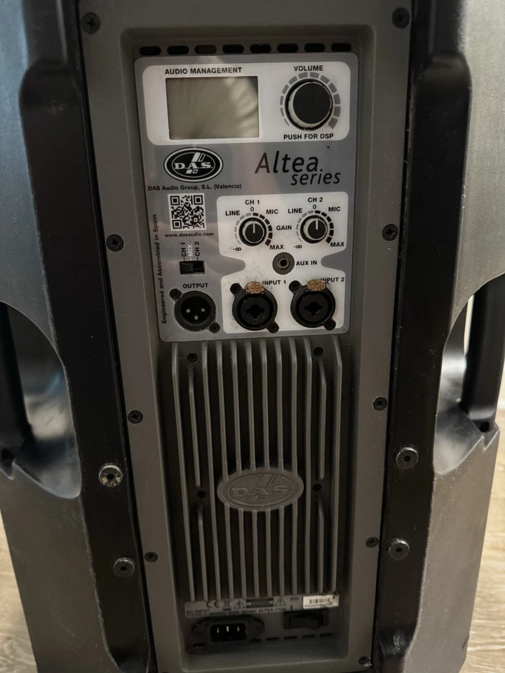 Динамик с усилителем DAS Audio Altea-715A 15 750 Вт / 1500 Вт цифровой процессор Wi-Fi аудиооборудование - Изображение 3 из 4