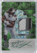 2020 Spectra Aspiring Neon Green Prizm 18/50 Ke'Shawn Vaughn #18 Patch Auto 0nr3