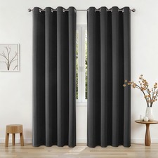 84Inch Blackout Curtains for Bedroom, Black Out Curtains 84 inch Long, Therma...