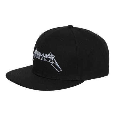 Metallica - 3D Logo Snapback Cap Black Snap Back Mütze