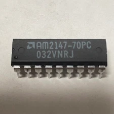 Lot of 42 AM Advanced Micro AM2147-70PC IC RAM 4096 45499-01