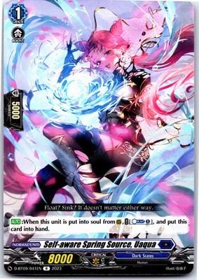 SELF-AWARE SPRING SOURCE, UAQUA D-BT09/041EN R CARDFIGHT!! VANGUARD MP