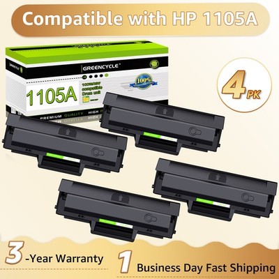 4PK Compatible for HP 105A W1105A Toner Cartridge use for Laser MFP 137fnw 107a