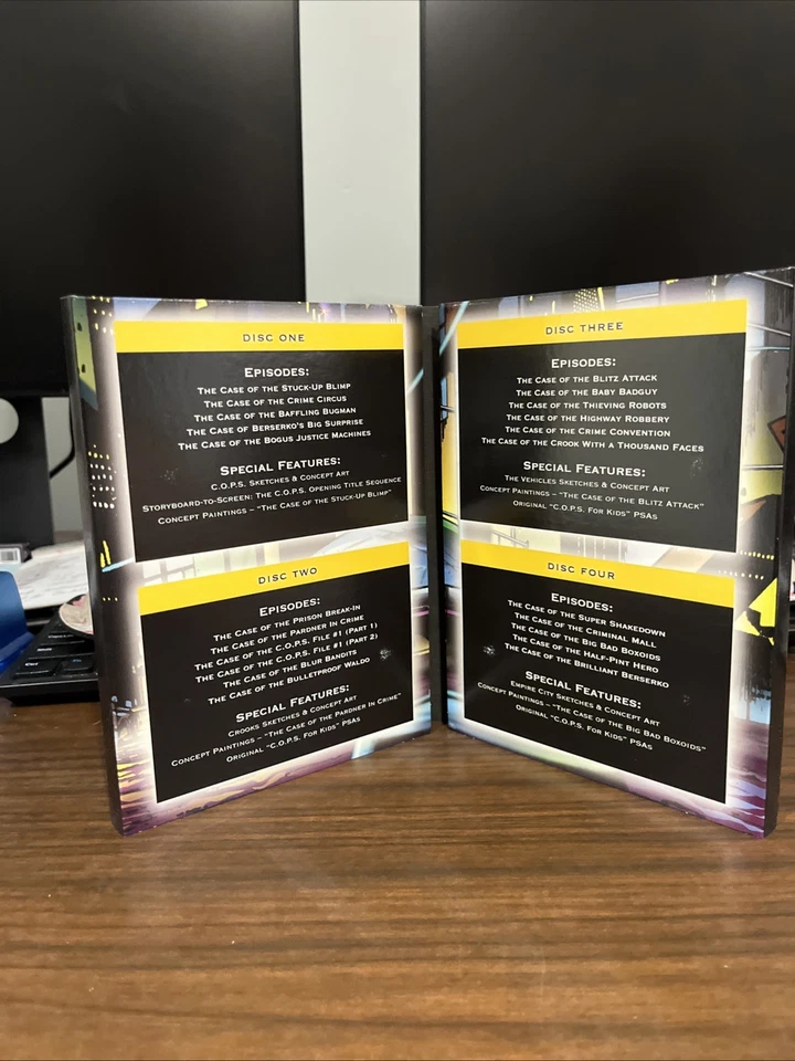 COPS the ANIMATED series DVD Set 4 Discs Box Set - Image 4 of 4