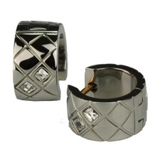 ESPRIT Edelstahl Ohrringe Creolen Zirkonia ESCO-10234.A Esprit Box Ohrstecker