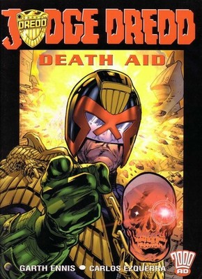 2000AD ft JUDGE DREDD: DEATH AID  - GRAPHIC NOVEL - EXCELLENT CONDITION