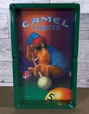 Vintage 1992 Joe Cool Camel Lights Cigarette Billiard Pool Table Ashtrays