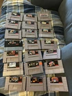 Super Nintendo SNES 20 piece Game Lot Cartridges Only