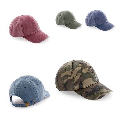 BEECHFIELD Baseballkappe Low Profile Vintage 6-Panel Cap Mütze Kappe B655 NEU
