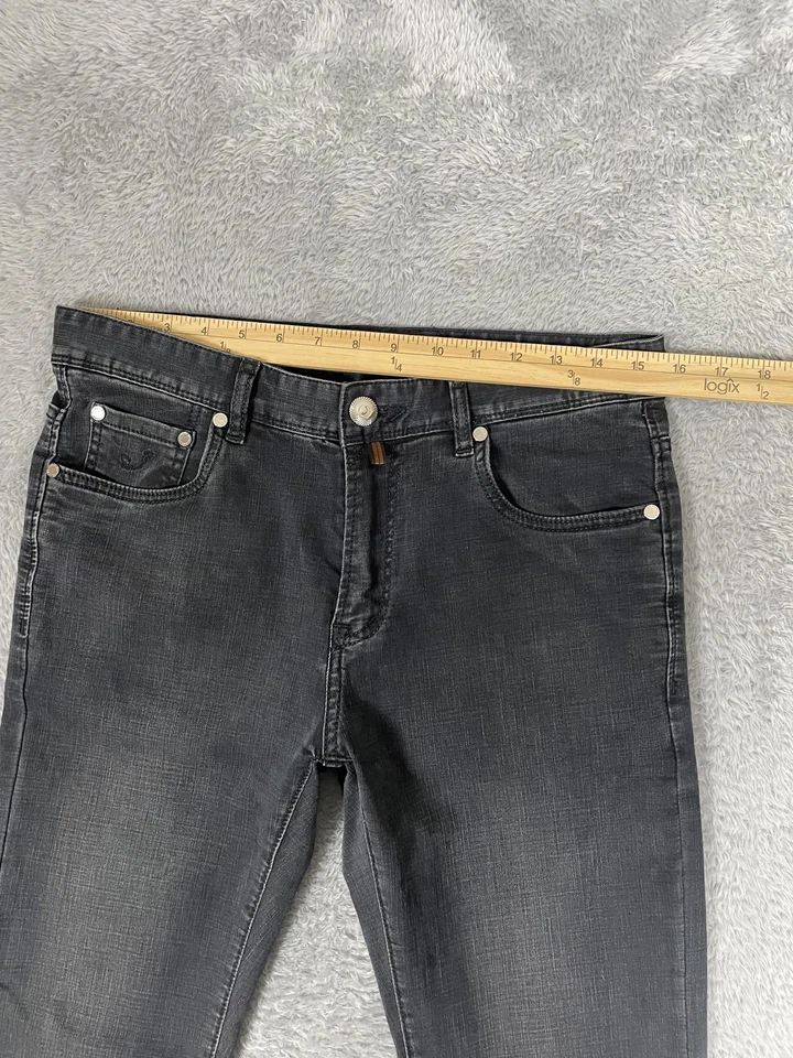 Jeans Jacob Cohen Para Hombre 31 Gris Calce Ajustado Tipo 625C Hecho a Mano en Italia JC5051 Foto 4 de 4