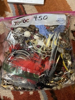 4.5 lbs Craft Junk Jewelry Lot A