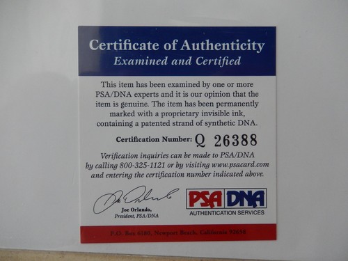 Emile "The Cat" Francis Autographed 3" X 5" Index Card with PSA/DNA COA - Picture 3 of 3