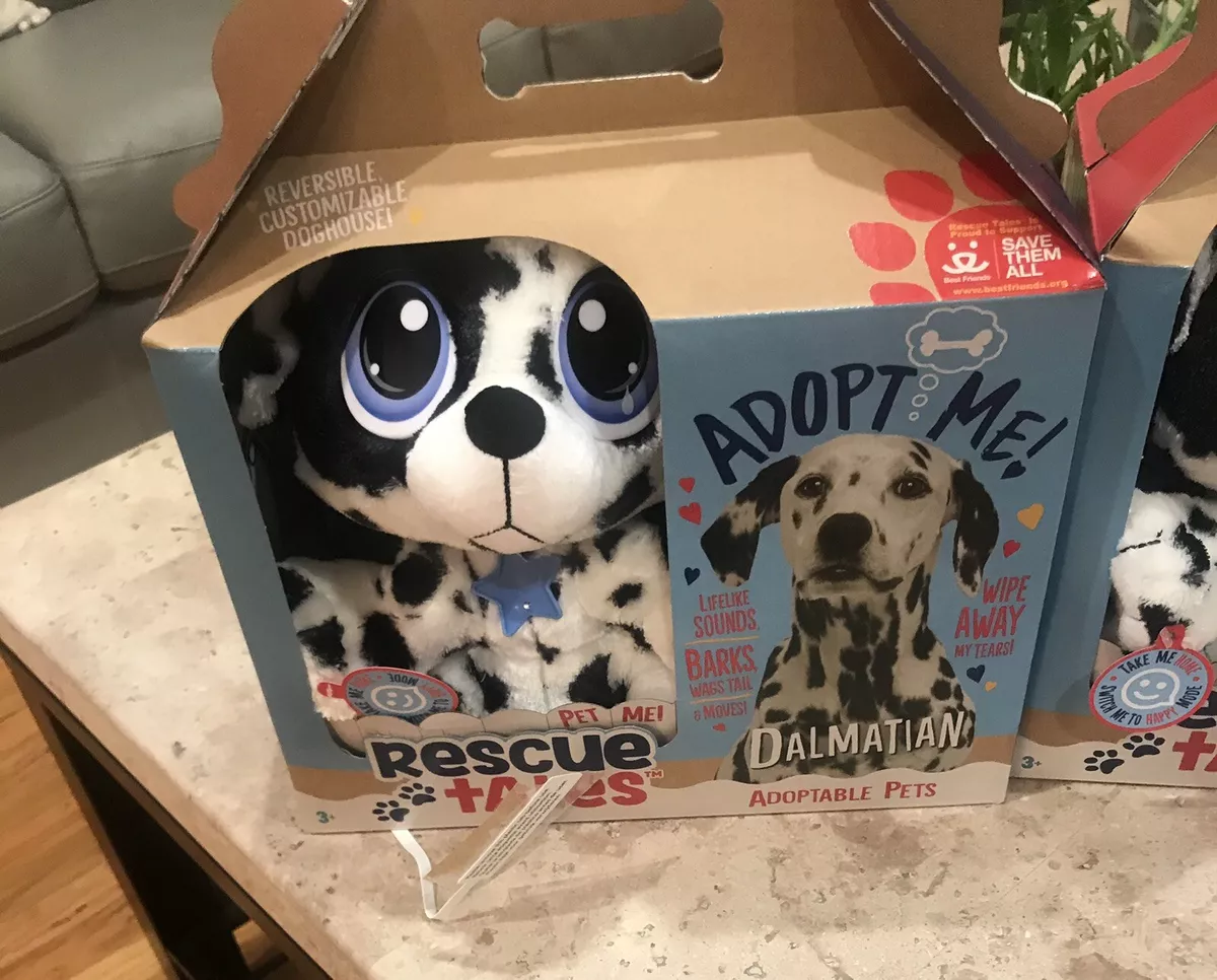 Little Tikes Rescue Tales Dalmatian New In Box Interactive Plush Toy Dog In Hand