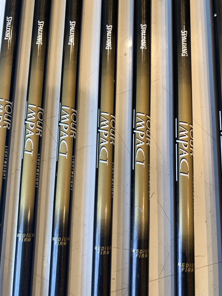 Spalding Tour Impact Oversize Irons Set 3-9 Medium Firm Graphite Golf Clubs Rh - Image 2 of 4