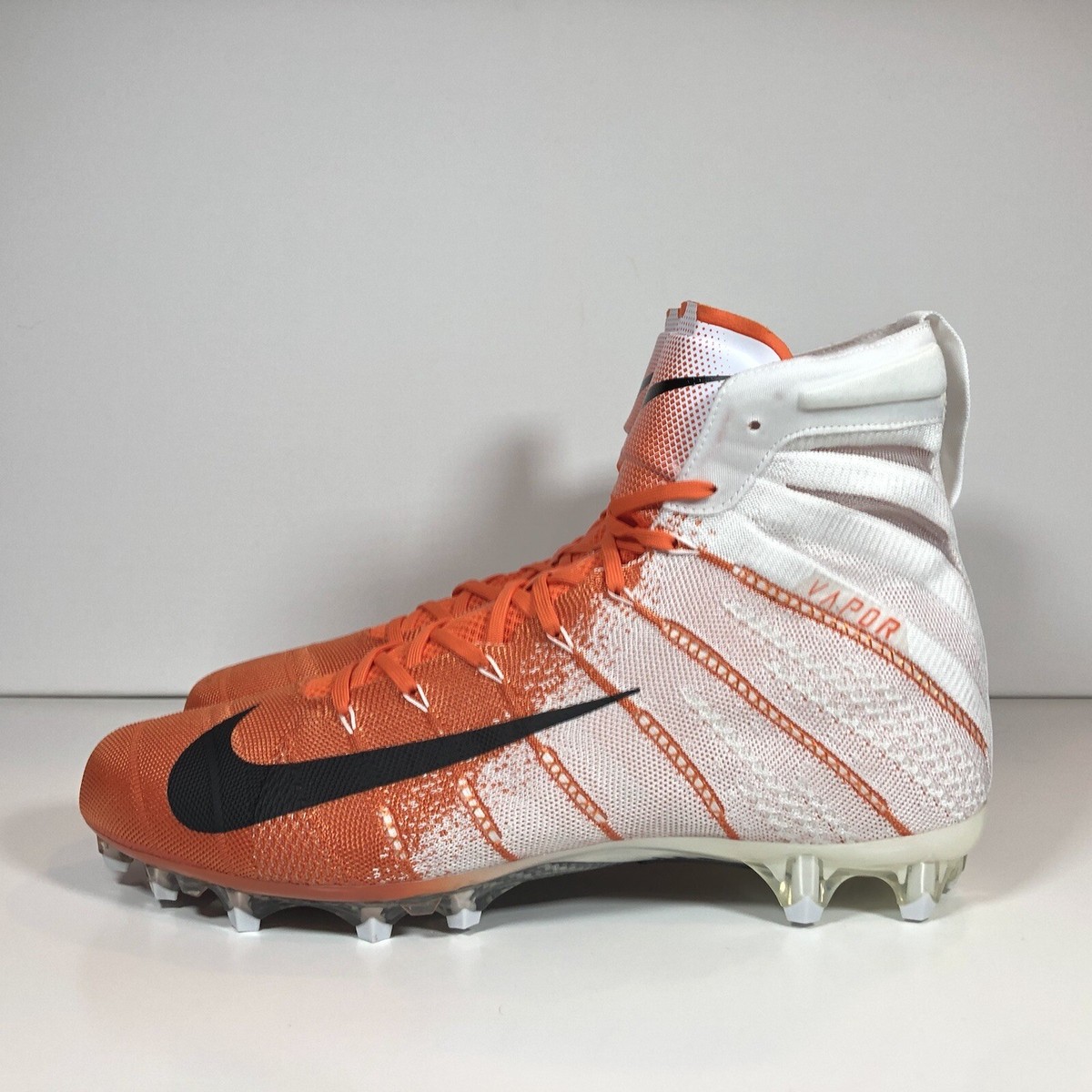 Nike Vapor Untouchable 3 Elite White Orange Football Cleat AO3006