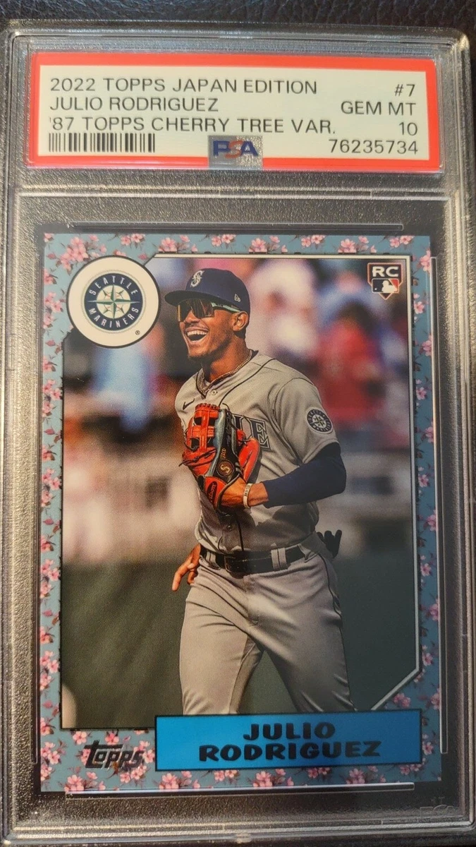 2022 Topps Japan Julio Rodriguez Cherry Blossom Tree RC Rookie 