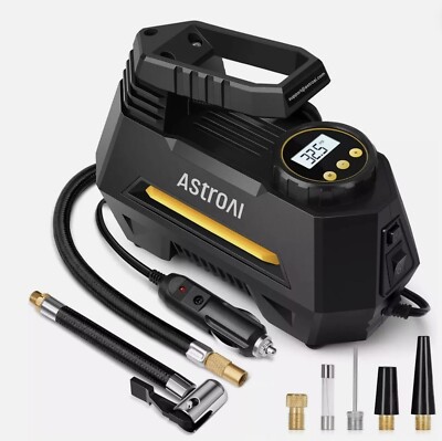 NEW AstroAI Tire Inflator Portable Air Compressor Pump for Car Tires FREE SHIP