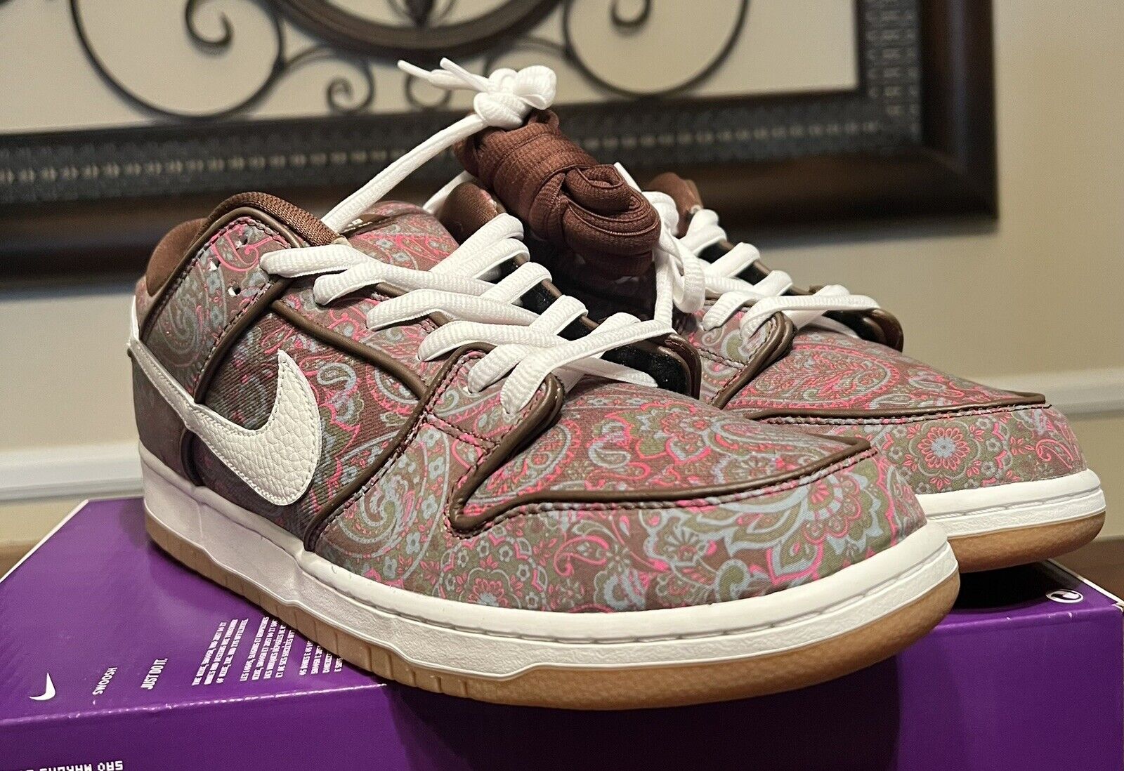 NIKE SB DUNK LOW “BROWN PAISLEY”