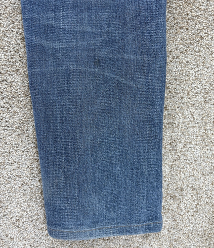 Jeans Uniqlo Linea Rossa Kaihara Selvedge Denim Uomo 34x27 Slim Dritto Vita Bassa - Foto 4 di 16