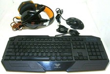 AULA 2016-S Rainbow LED Gaming Keyboard  Mouse  Kotion Each Wired Headset