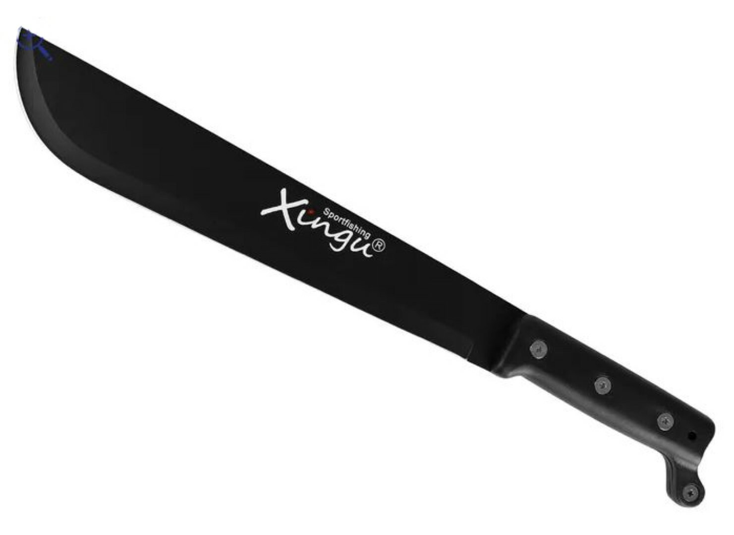 Machete 45cm Black Steel Blade Strong ABS Handle HD Sheath Survival