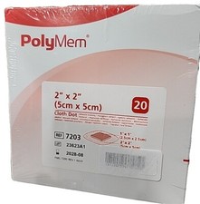 FERRIS 7203 POLYMEM ADHESIVE CLOTH ISLAND DRESSING - 2" x 2" 20/box