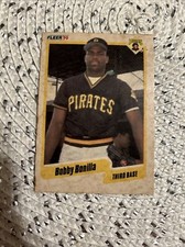 1990 Fleer - #462 Bobby Bonilla “Multiple errors” rare card🔥🔥Collectors Must!!
