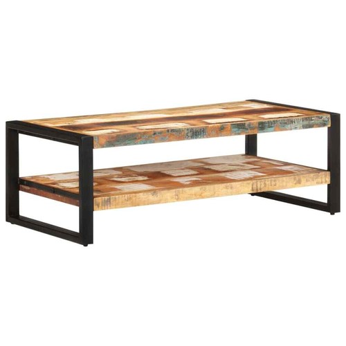 Coffee Table 47.2"x23.6"x15.7" Solid Reclaimed Wood vidaXL - Picture 7 of 9