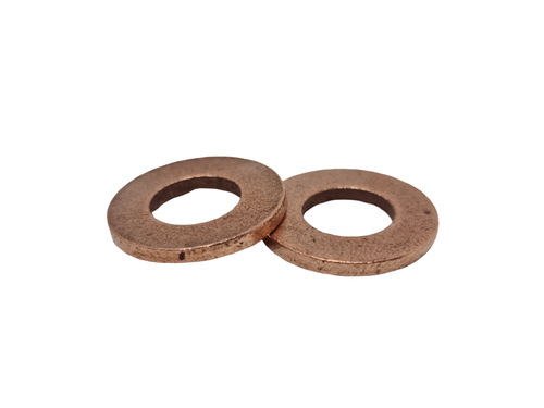 Copper Sealing Washers Metric - M4 M6 M8 M10 M12 M14 M16 M20 Flat Seal Washer - Picture 2 of 6