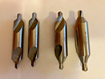 #ad #ad Center Drills. 2 are#8 USA. amp; 2 are #7 no brand. Selling as a set. Detail below $32.00