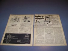 VINTAGE..CAMERON .15 AIRCRAFT R/C ENGINE..2-VIEWS/DETAILS/SPECS..RARE 1Q