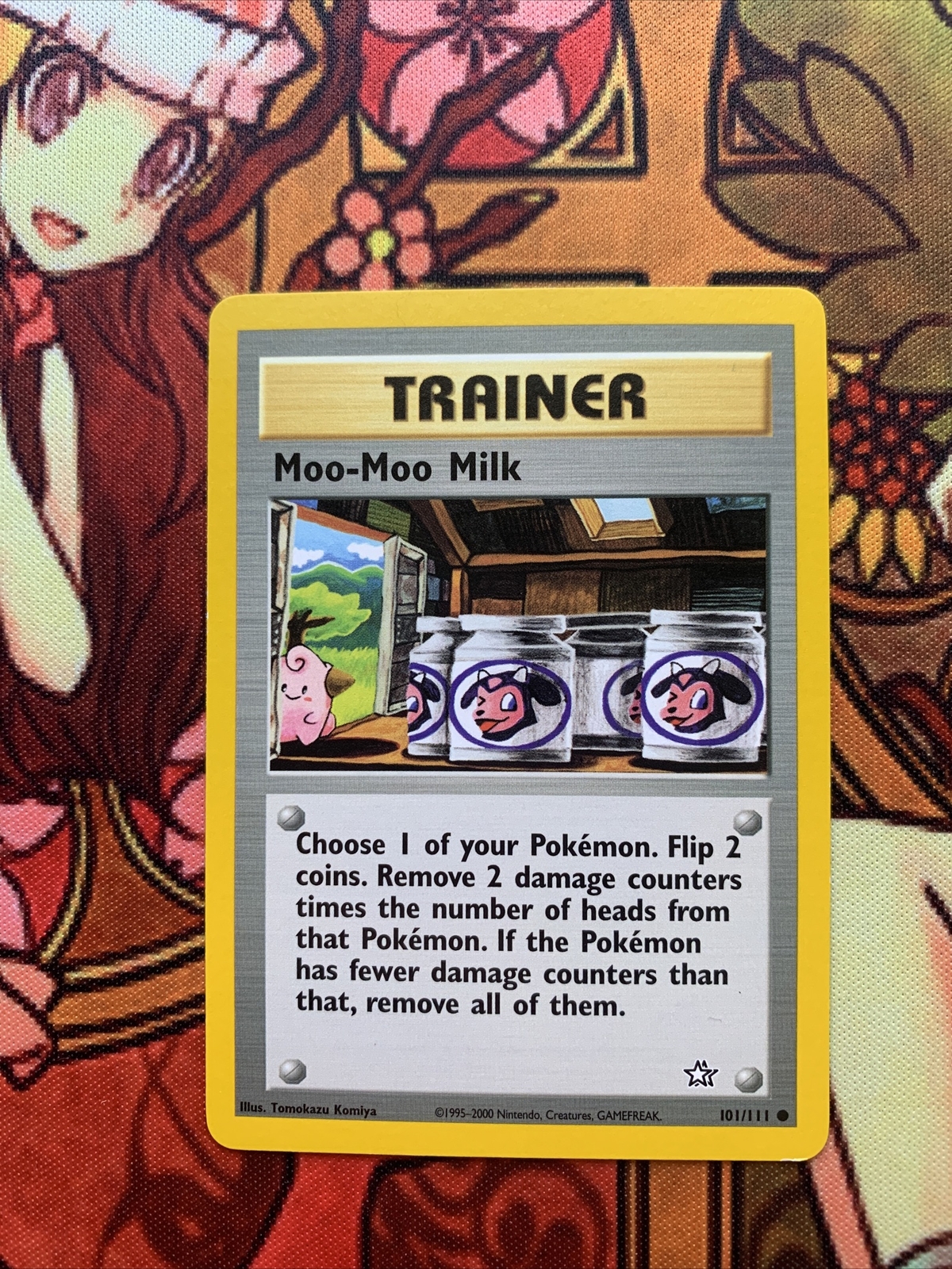 Moo Moo Milk 101/111 Trainer -1st Edition- Neo Genesis Pokemon Card NM/M
