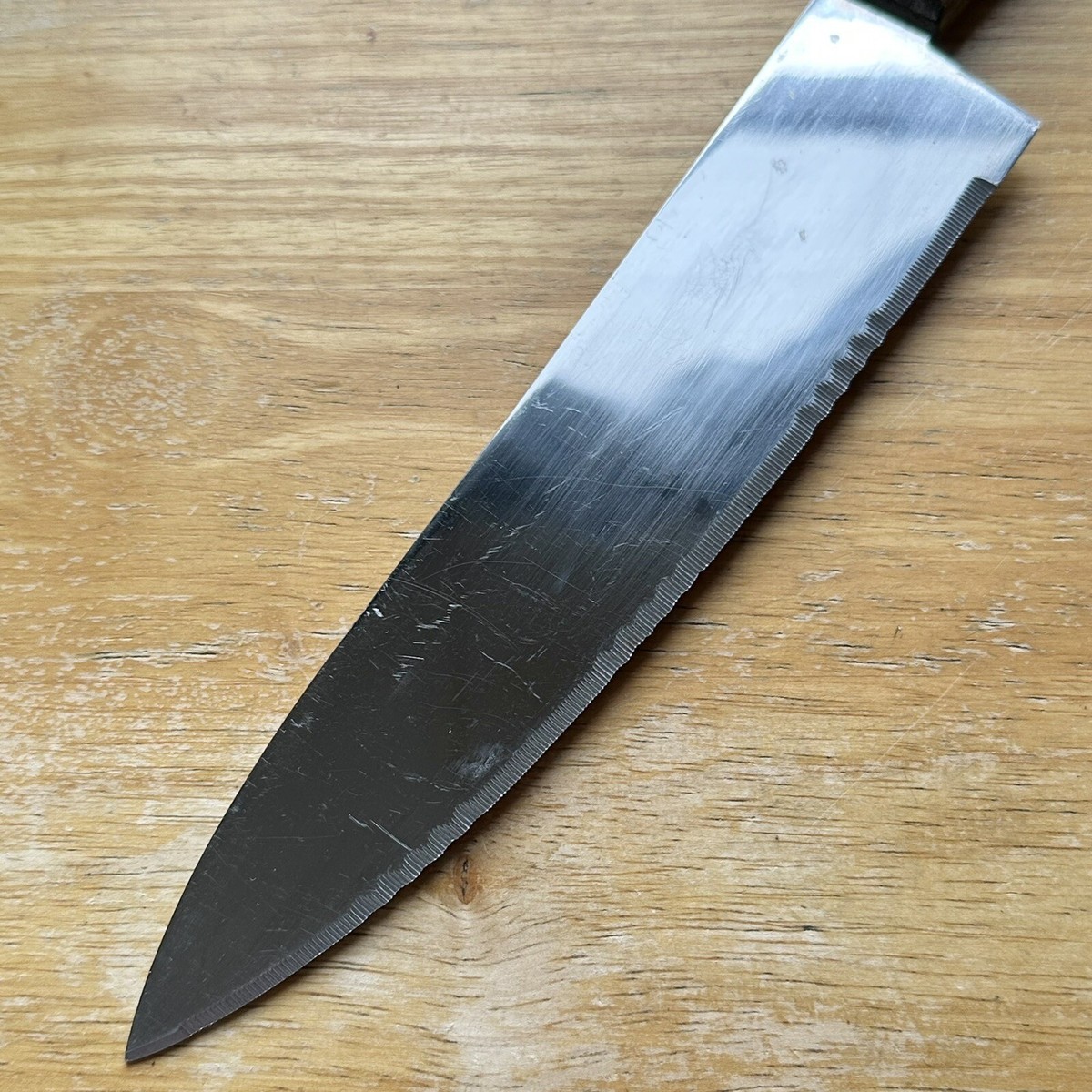 Vintage OLD HOMESTEAD 8” Blade Stainless Steel Japan Chef's Knife