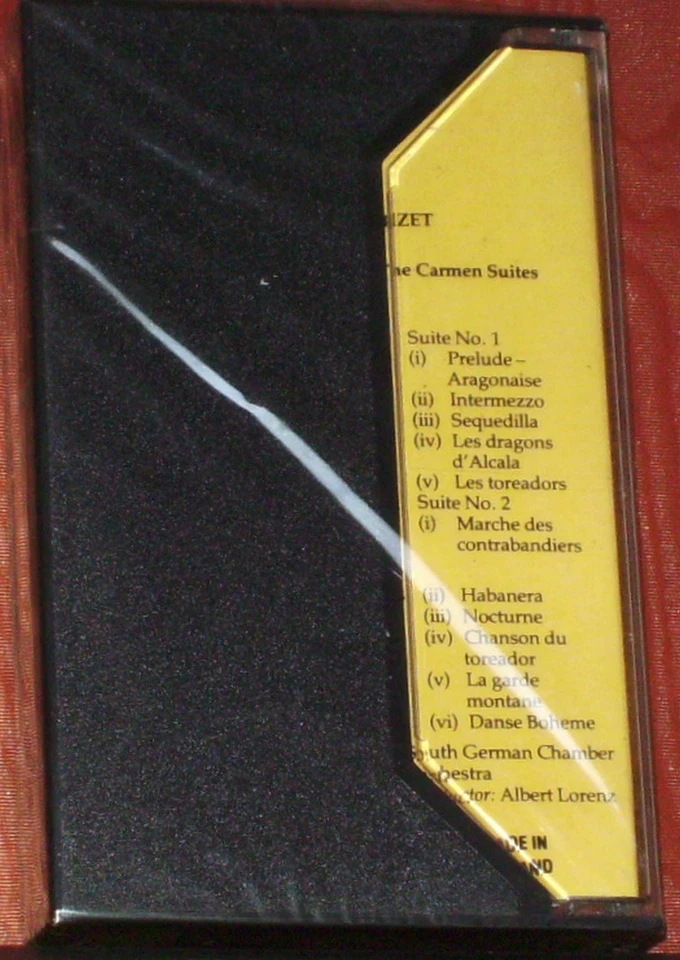Bizet Carmen Suites 1, 2 Albert Lorenz CASSETTE ALBUM Bibi Mus BBM123 NEW SEALED - Image 3 of 4