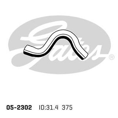 Radiator Hose Upper Gates 05-2302 for Volvo S60 384 Sedan T5 2.3 Petrol B 5234 T - Picture 1 of 1