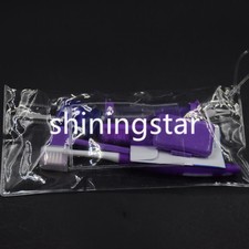10 Set Purple Orthodontic Dental Brush Ties Toothbrush Brush Floss Kit Oral Care