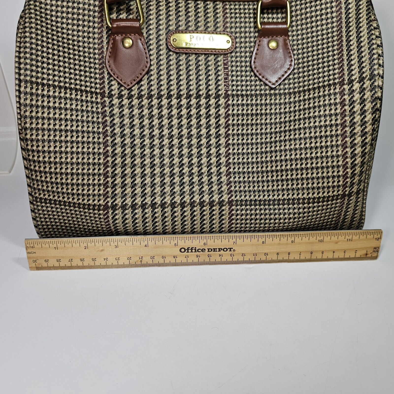 Vintage Polo Ralph Lauren Doctor Bag Purse Hounds… - image 6