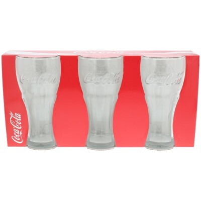 Coca Cola Gläser 6er Set transparent