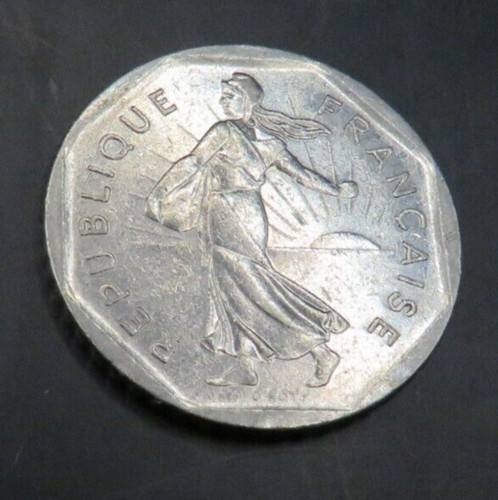 1979 France Coin 2 Francs KM# 942.1 Europe French Foreign Coins