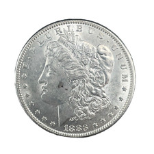 1883 Morgan Dollar VAM 12A Clashed Die OBV/RVS 90% Silver Uncirculated Coin #372