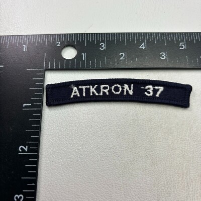 US Navy ATTACK SQUADRON ATKRON 37 Tab Patch (Rocker, UIM) 30MQ