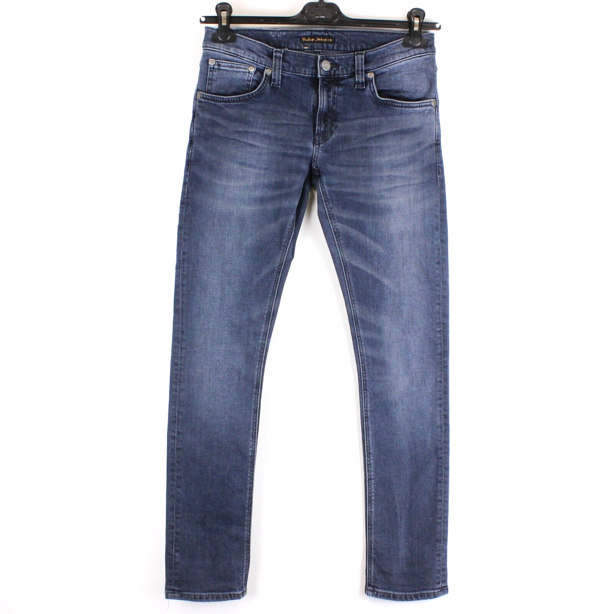 NUDIE JEANS LONG JOHN Rumbling Blue Women Jeans Size W28 L32 Slim