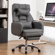 Office Chair Ergonomic Executive Computer Desk Chair High Back Adjustment Gray