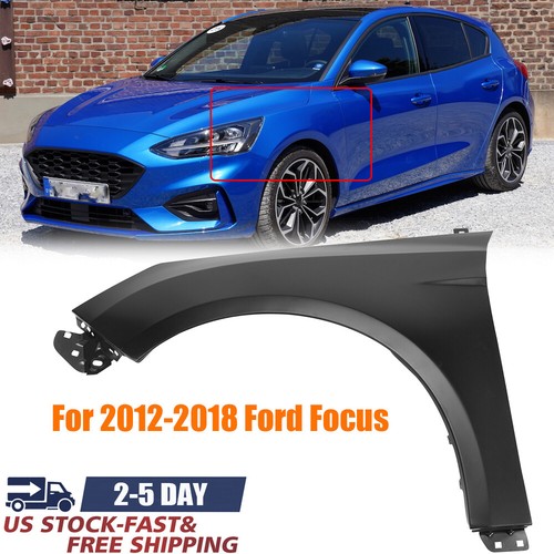 New Fender For 2012 2018 Ford Focus Front Driver Side Primed Steel 