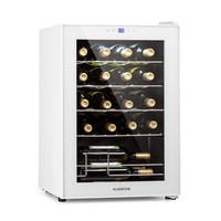 WeinküHlschrank GeträNkeküHlschrank Weinschrank 53L GlastüR 20 Flaschen Weiß LED