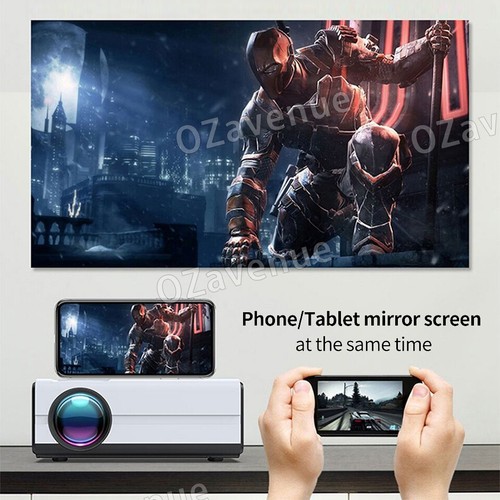 5G WiFi 4K 1080P Support Bluetooth Android Projector Outdoor Home Cinema HDMI AV - Picture 5 of 14