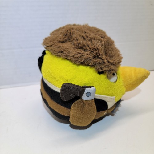 Angry Birds Star Wars Han Solo Plush Yellow Bird Stuffed Animal 5” 2012 Rovio - Picture 4 of 7